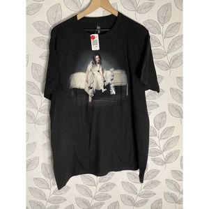 Billie Ellish Black T-shirt, NWT, Size XL
